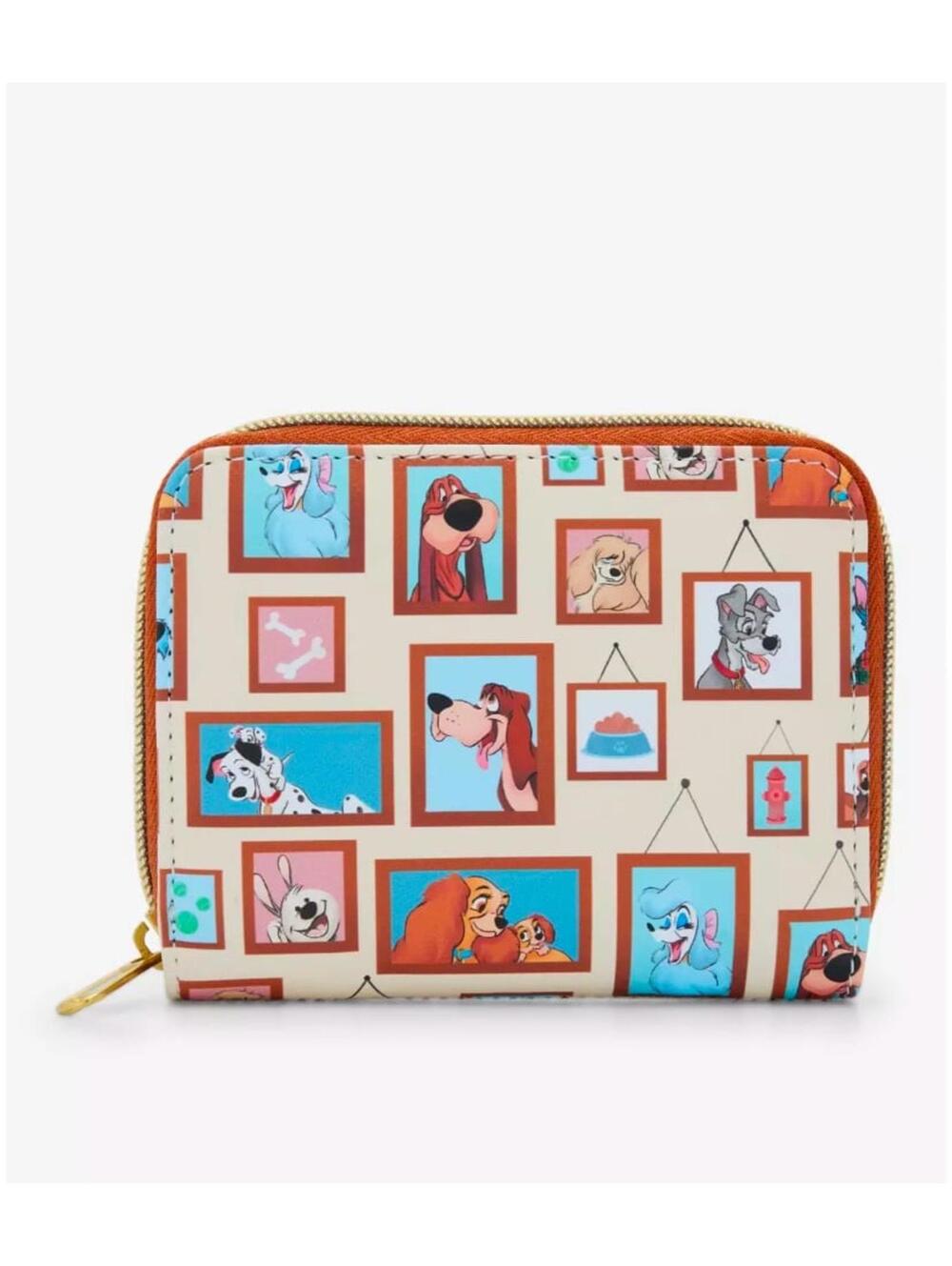 Loungefly Disney Dogs Gallery Mini Zipper Wallet